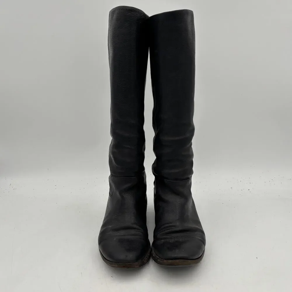 Vintage Maison Martin Margiela Riding Boots Women's 37.5 US 7.5 Black